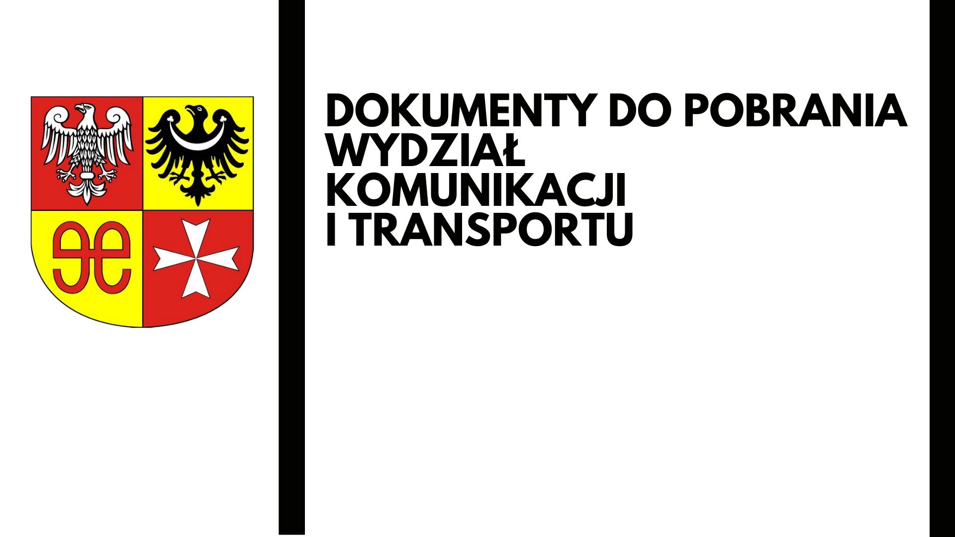Ilustracja do informacji: Jak załatwić sprawy w Wydz. Komunikacji i Transportu